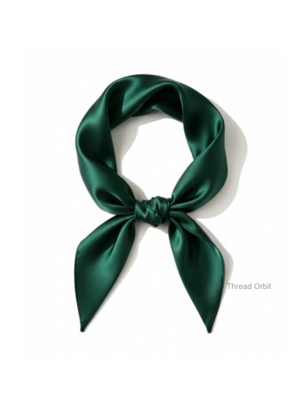 Satin Neck Scarf Square 27x27 Silk Feeling Hair Wrap Handkerchief